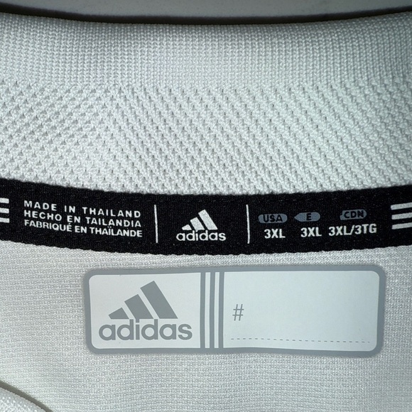 Adidas NAU Polo - Climalite White/Collegiate Navy - Men’s Size 3XL (New) - Picture 5 of 13